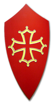 Bouclier Croix occitane