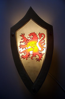Luminaire Médiéval Lion du Poitou