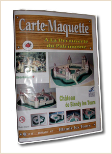 Carte Maquette Chateau de Blandy