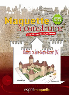 Carte Maquette Chateau de brie-comte-robert