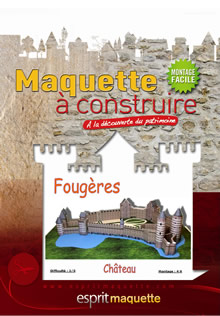 Carte Maquette Chateau de Fougères