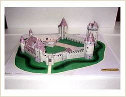 Maquette du chateau de Blandy-les-Tours
