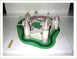 Maquette du chateau de Blandy les Tours