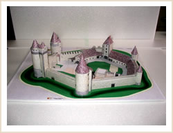 Maquette du chateau de Blandy les Tours
