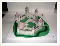 Maquette du chateau de Blandy les Tours