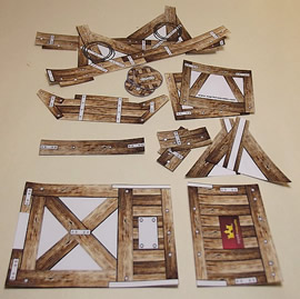 Maquette de catapulte
