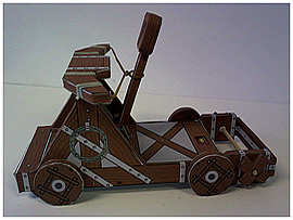 Maquette de catapulte