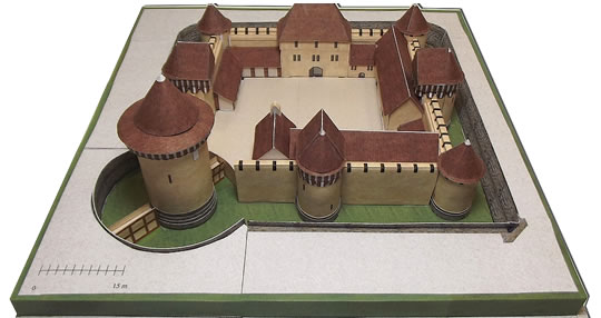 Maquette du chateau de Dourdan