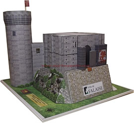Maquette du chateau fort de Falaise