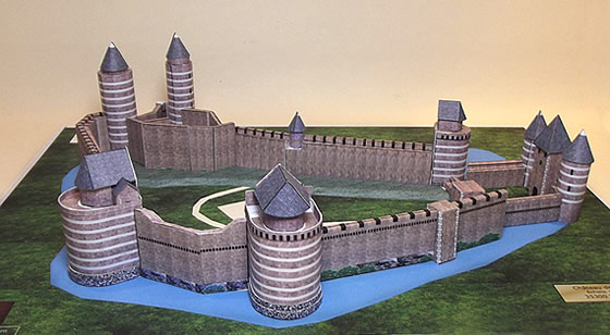 Maquette du chateau de Fougères