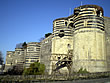 Chateau d'Angers : la passerelle temporaire