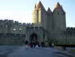 Chateau de Carcassonne : la Porte Narbonnaise