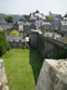 Chateau de Dinan : vue de la Tour du Gouverneur vers la porte du Jerzual