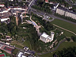 Chateau de Falaise : vue aerienne
