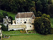 Chateau de Germolles : vue aérienne