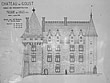 Chateau du Goust : reconstitution du logis