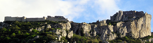 Panoramique du chateau de Peyrepertuse