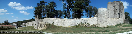 Château fort de Pouzauges - Panoramique